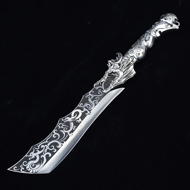 

Wood Chopper Knife Handmade Forged 8.5 Inch Sharp Hunting Long Machete Hatchet Big Bone Chop Longquan Kitchen Knife China Messer