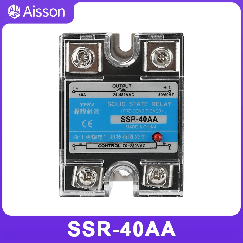 

SSR-10AA 25AA 40AA Твердотельное реле 220В