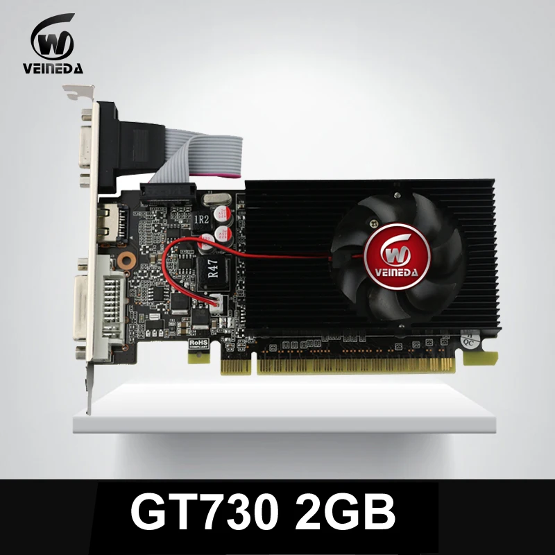 

Чехол VEINEDA GT730 2GD3 2G 730 28nm GT610 2 ГБ DDR3 с низким профилем для обычного ПК и LP, прочнее, чем HD6450