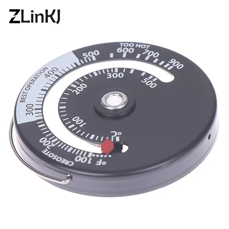 Magnetic Stove Thermometer Heat Powered For Wood Log Burning Stove Fireplace Burner Fireplace Fan Thermometer Fireplace Tools