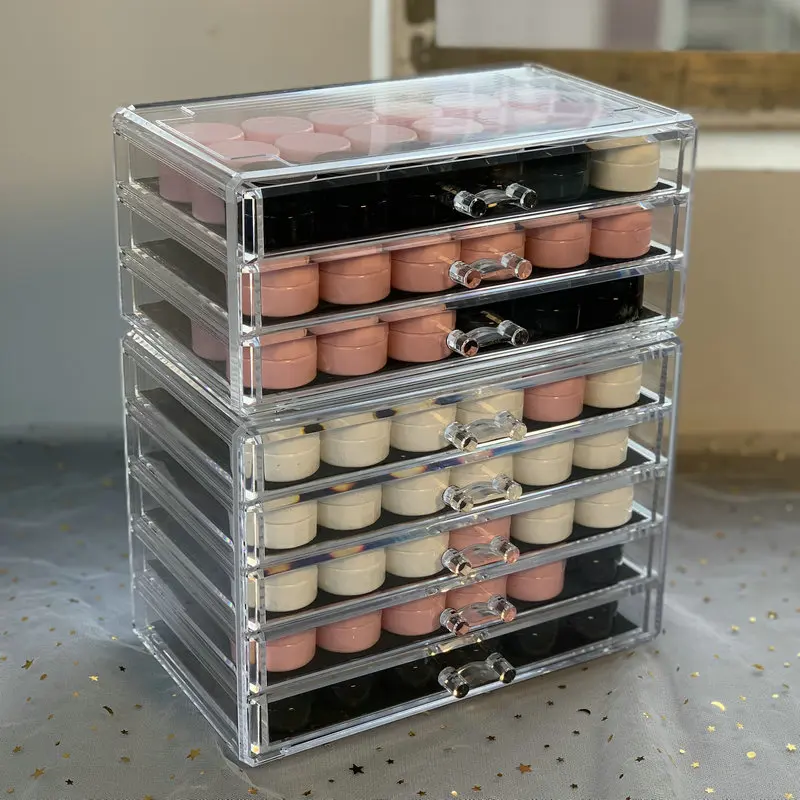 

Nail Art Storage Case Nail Art Decoration Organizer Holder Nail Polish Storage Box Container Drawer Cosmetic Makeup Organizer