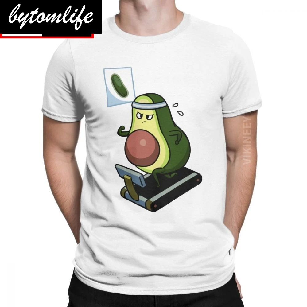 Мужская футболка с рисунком авокадо и забавная зимняя хлопковая Футболка
