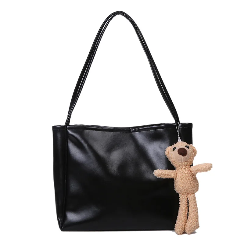 

Bag women 2022 new fashion Korean version of the women's bag foreign temperament PU simple ladies shoulder bag trendy messenger