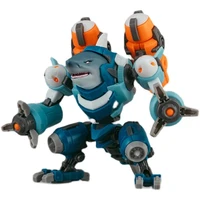 fiftyseven no 57 puppet squad shark 124 assembled mecha series model kit toys action figures toy gift collection hobby