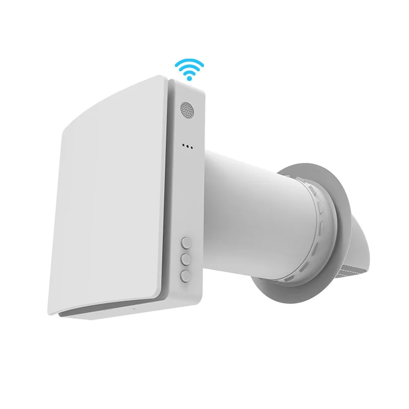Настенное восстановление энергии управление Wi-Fi датчиком CO2 тепла свежее воздух