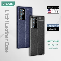 uflaxe original shockproof case for samsung galaxy note 20 ultra 5g soft silicone back cover tpu leather casing