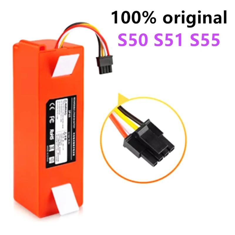 

Запасной аккумулятор для робота-пылесоса xiaomi Roborock, 5200/6500 мАч