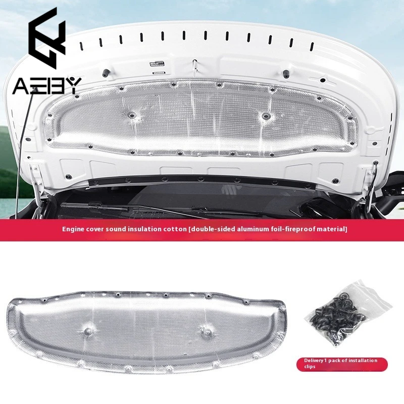 

Звукоизоляционный хлопок двигателя автомобиля для LEAPMOTOR C10/C16/B10 2024-2025, крышка двигателя автомобиля, аксессуары для модификации теплоизоляции