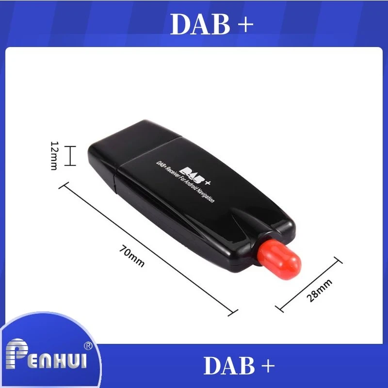 

Dab Radio Receiver In Car Antenna Digital DAB+ Adapter Tuner Box Audio USB Amplified Loop Antenna Android Decoding Radio Receive