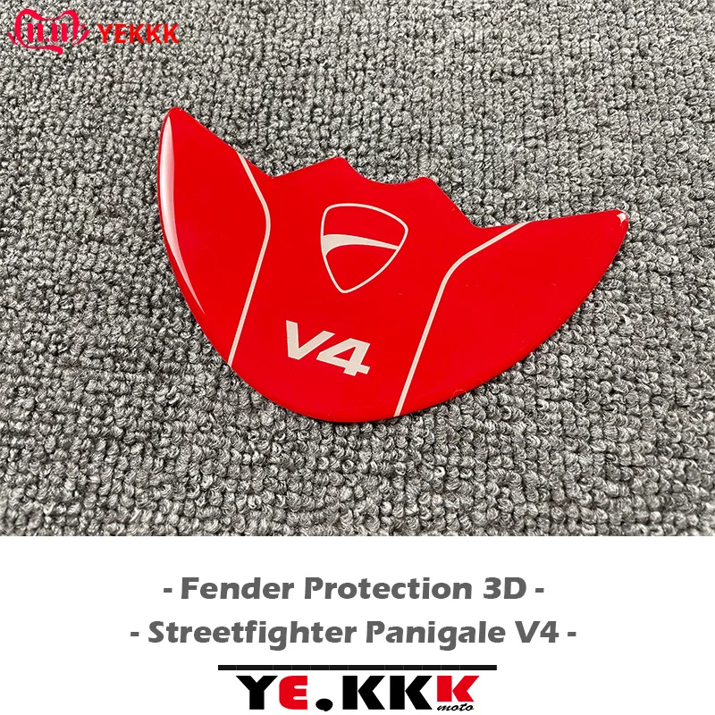 

For Ducati Streetfighter V4 V4SP V4S Panigale V4R V4 V4S Italian Fender Protection 3D Stereo Italy Sticker Decal DUCATI Logo