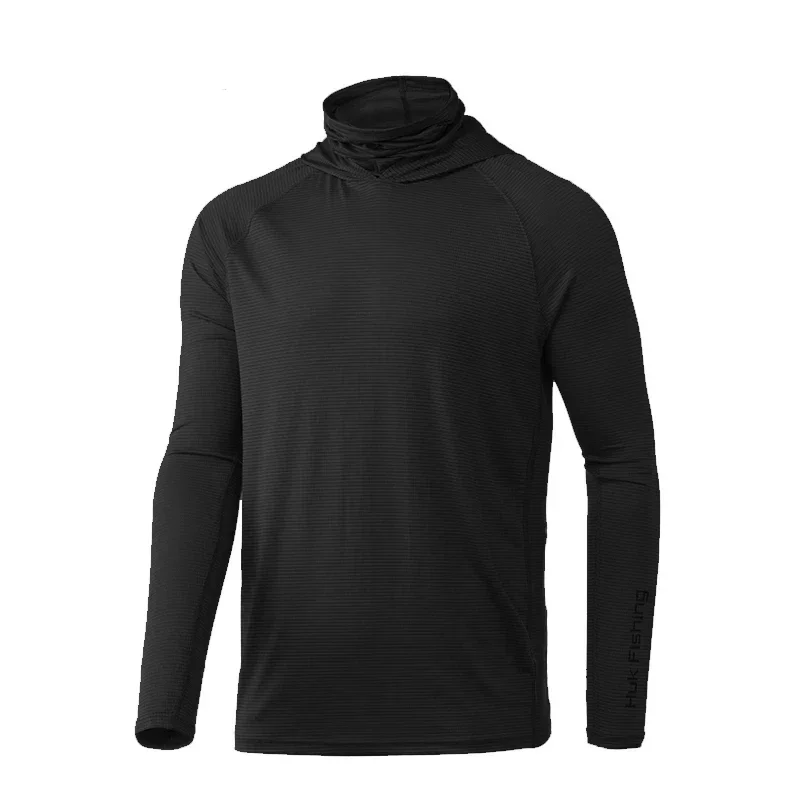 Толстовка с капюшоном рубашки для рыбалки Быстросохнущий свитшот длинным