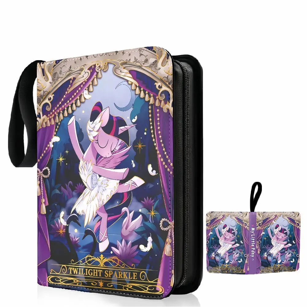 Аниме My Little Pony, альбом для карт, папка для книг, 400-900 шт., слоты для карт, коллекции, молния, двойной карман, держатель для карточек на молнии (art.: 3920d38fffd9b) - 3920d38fffd9b