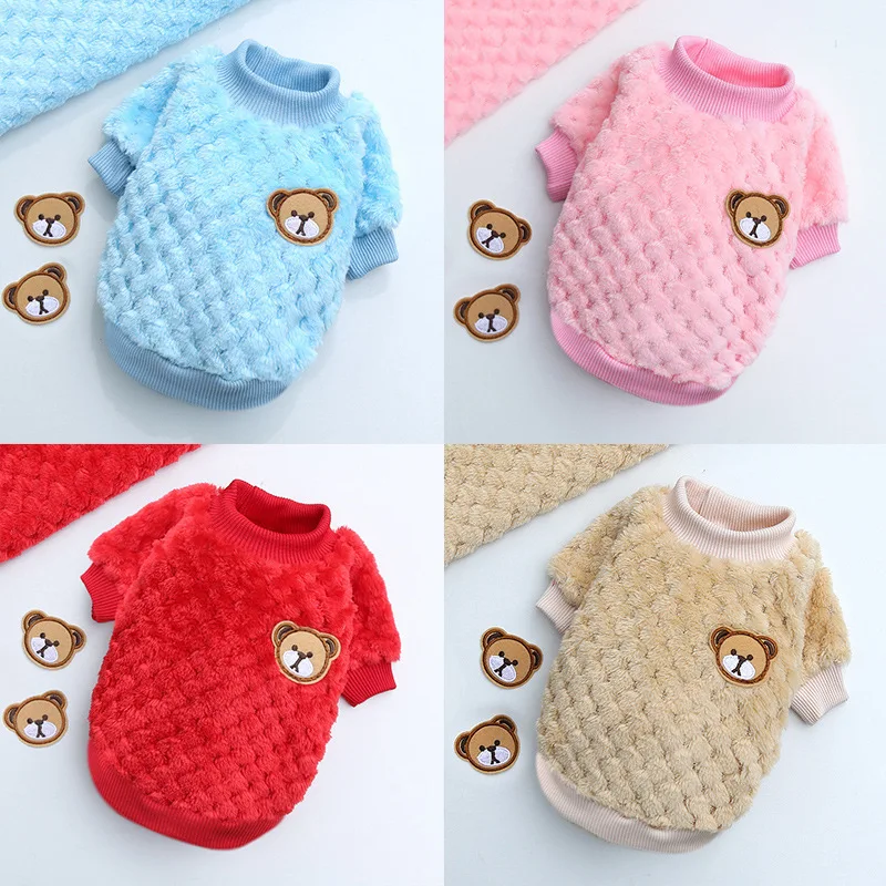 

Fleece Pet Dog Clothes For Small Medium Dogs Pets Clothing Winter Warm Puppy Dog Coat Jacket For French Bulldog Chihuahua Yorkie