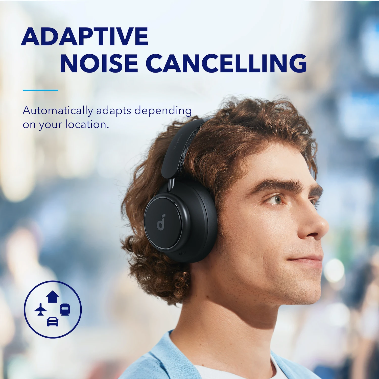 Kup Soundcore Anker Space Q45 Adaptacyjne Słuchawki Z Redukcją Szumów Bardzo Długi 50H Czas Odtwarzania Kontrola Aplikacji Hi-res Sound Bluetooth 5.3