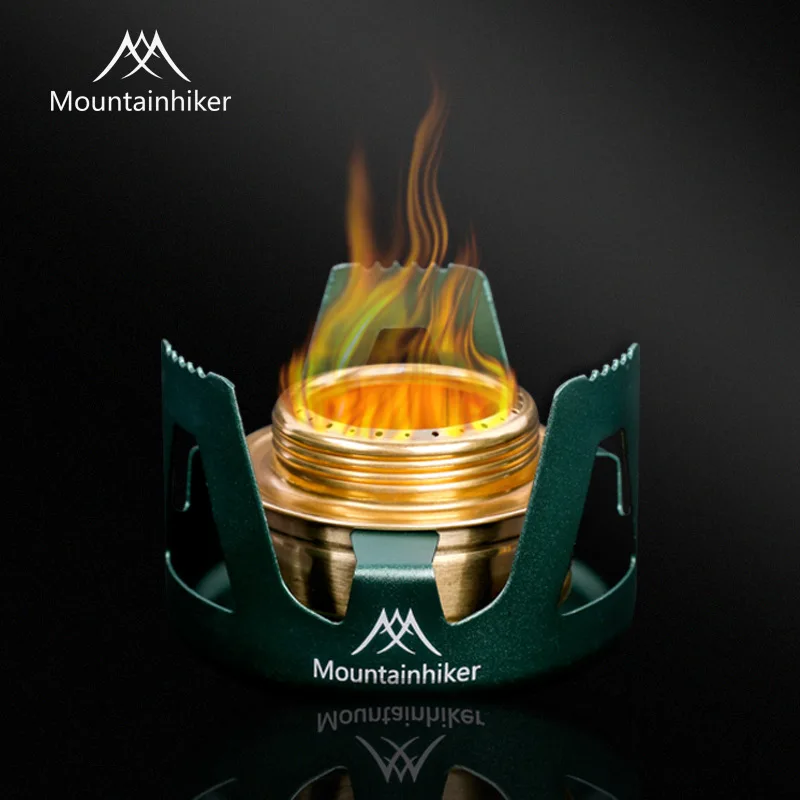 

Mountain's Outdoors Portable Solid Liquid All-in-One Alcohol Stove Multifunctional Camping Tool Camping Equipment Stove
