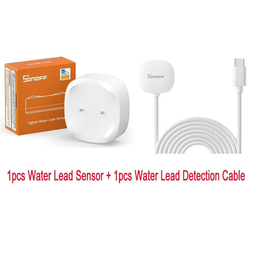 

SONOFF SNZB-05P датчик утечки воды