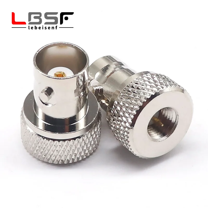 Никелированный коаксиальный радиочастотный адаптер BNCK/sgm высокочастотный с
