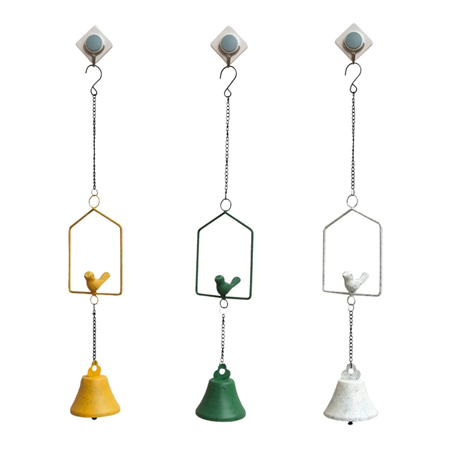 

Подвесной Колокольчик для птиц, металлический декоративный наружный садовый колокольчик с красивым звуком для украшения газона, двери в по...