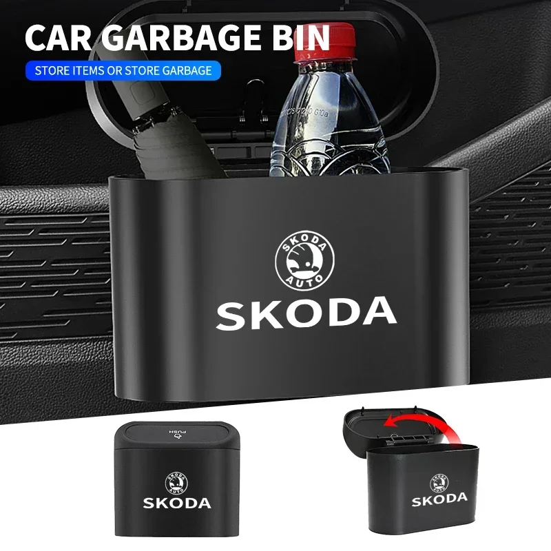 Автомобильная мусорная корзина подвесная коробка для хранения мусора в