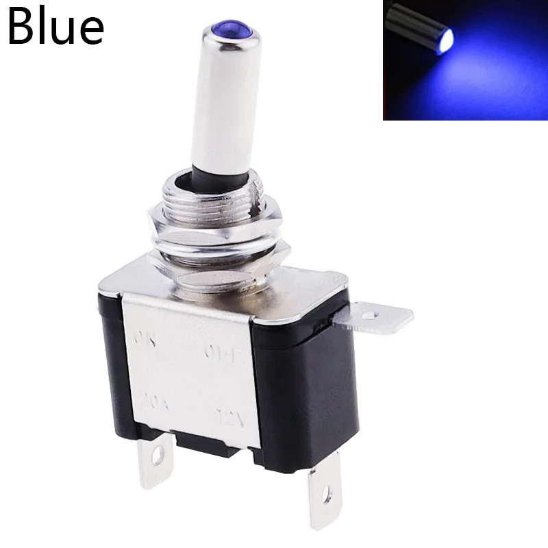 

Светодиодный тумблер 12В 20А