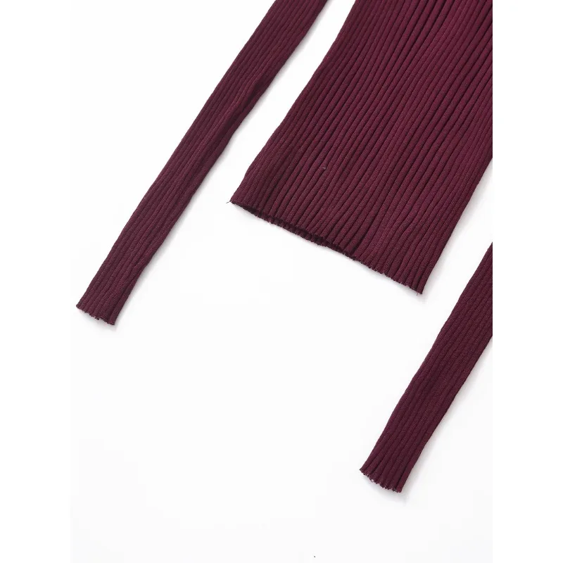 Уютные свитеры TRAF ZR Осенние вязаные пуловеры Y2k винтажный Топ вязаная одежда