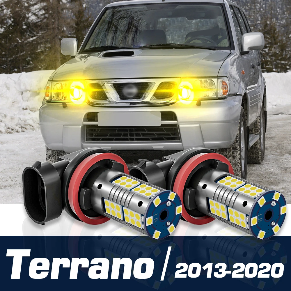 

2pcs LED Fog Light Canbus Accessories For Nissan Terrano D10 2013-2020 2014 2015 2016 2017 2018 2019