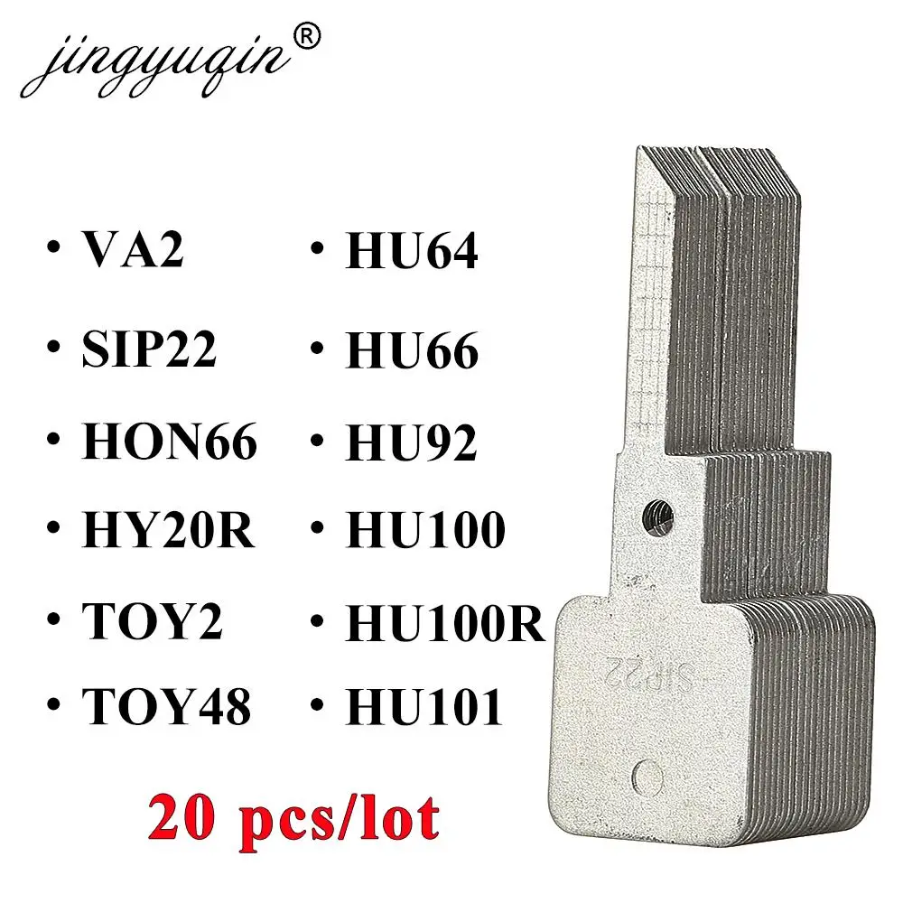 20x Весы С Гравировкой Для Автомобильных Ключей VA2 SIP22 HU64 HU101 HU66 HON66 HU100 HU92 HU100R TOY2 TOY48