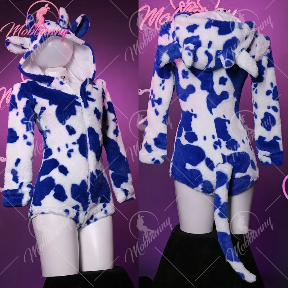 Женское сексуальное нижнее белье Mobbunny боди Плюшевый комбинезон с капюшоном и