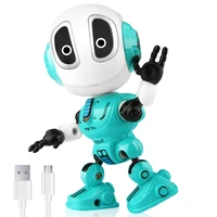 Rechargeable Talking Robot Toys for 3-8 Years Old Boys Girls, Colorful LED Lights and Cool Sounds Interactive Toy Gift for Kids