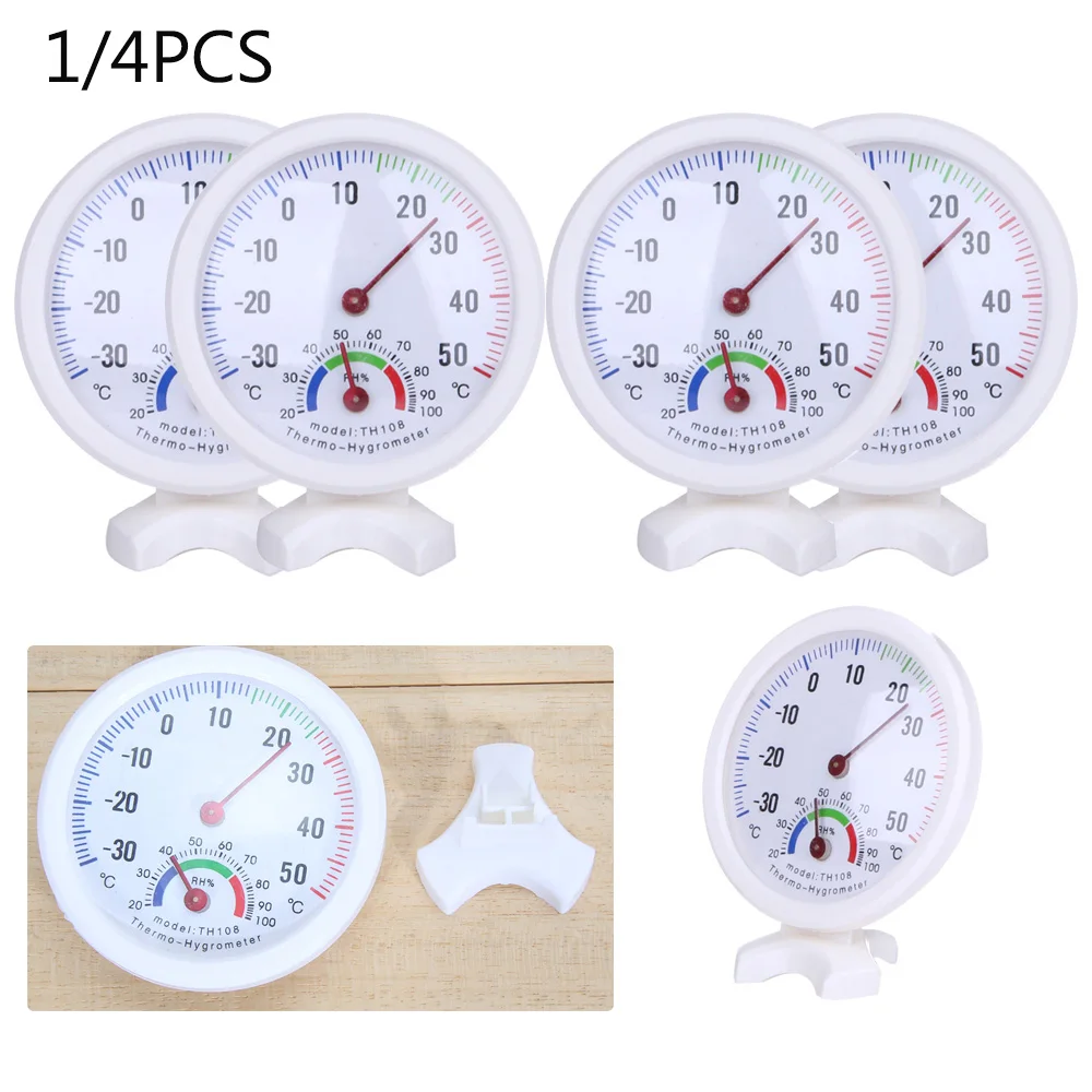 

Гигрометр-термометр в форме колокольчика для дома, офиса, настенный инструмент для измерения температуры в помещении и на улице