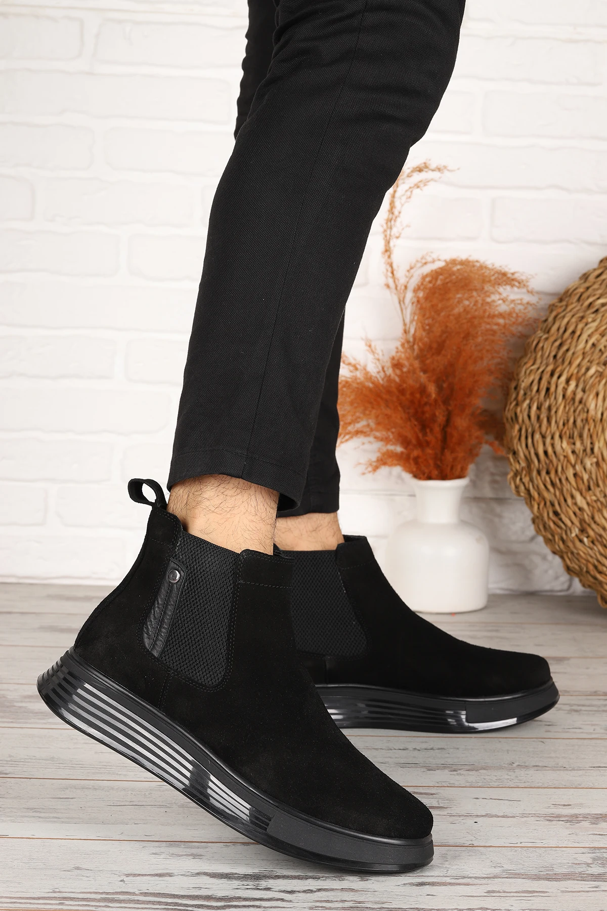 Мужские повседневные ботинки Marcomen 152-14346 из нубука