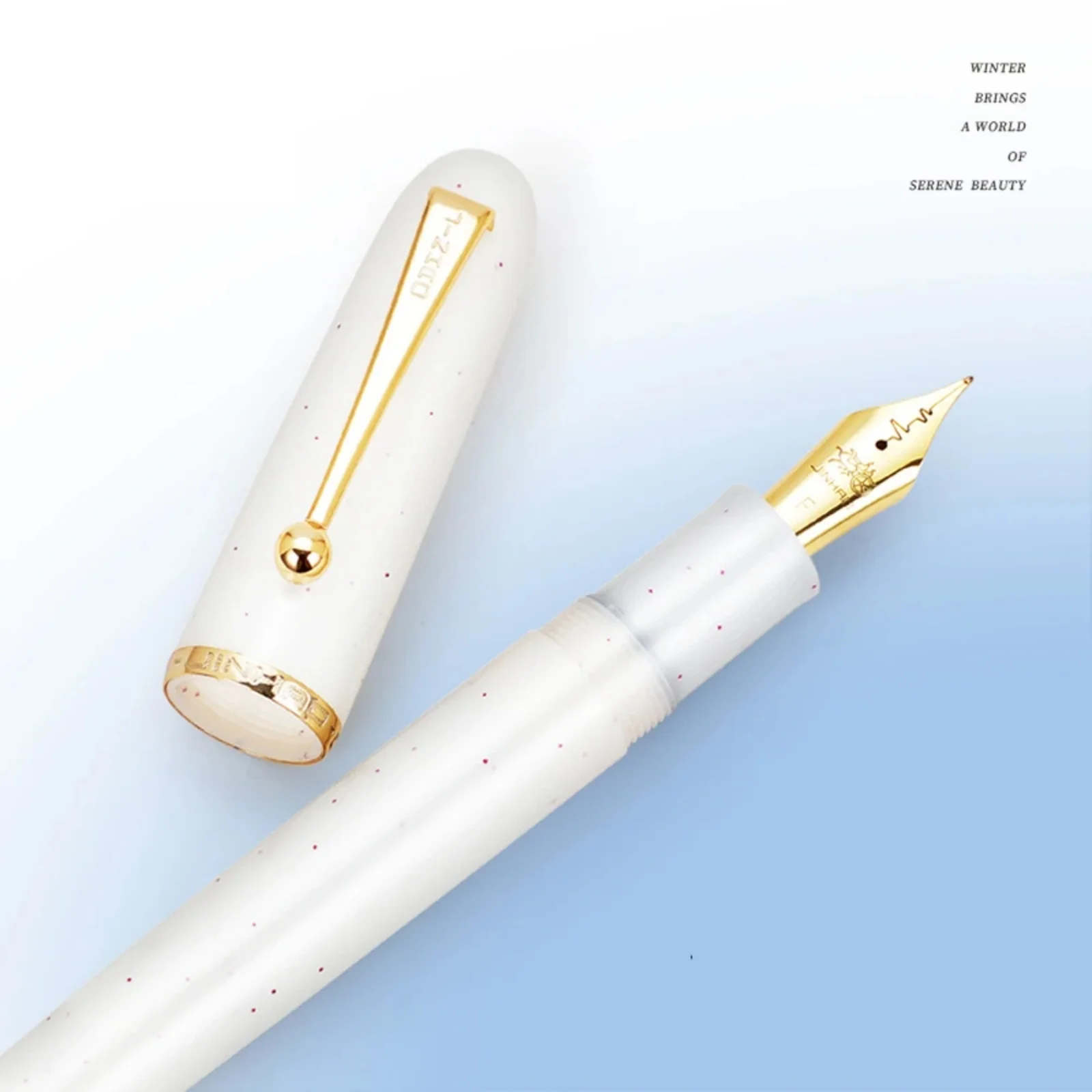 

JINHAO 9013 перьевая ручка металлическая прозрачная белая