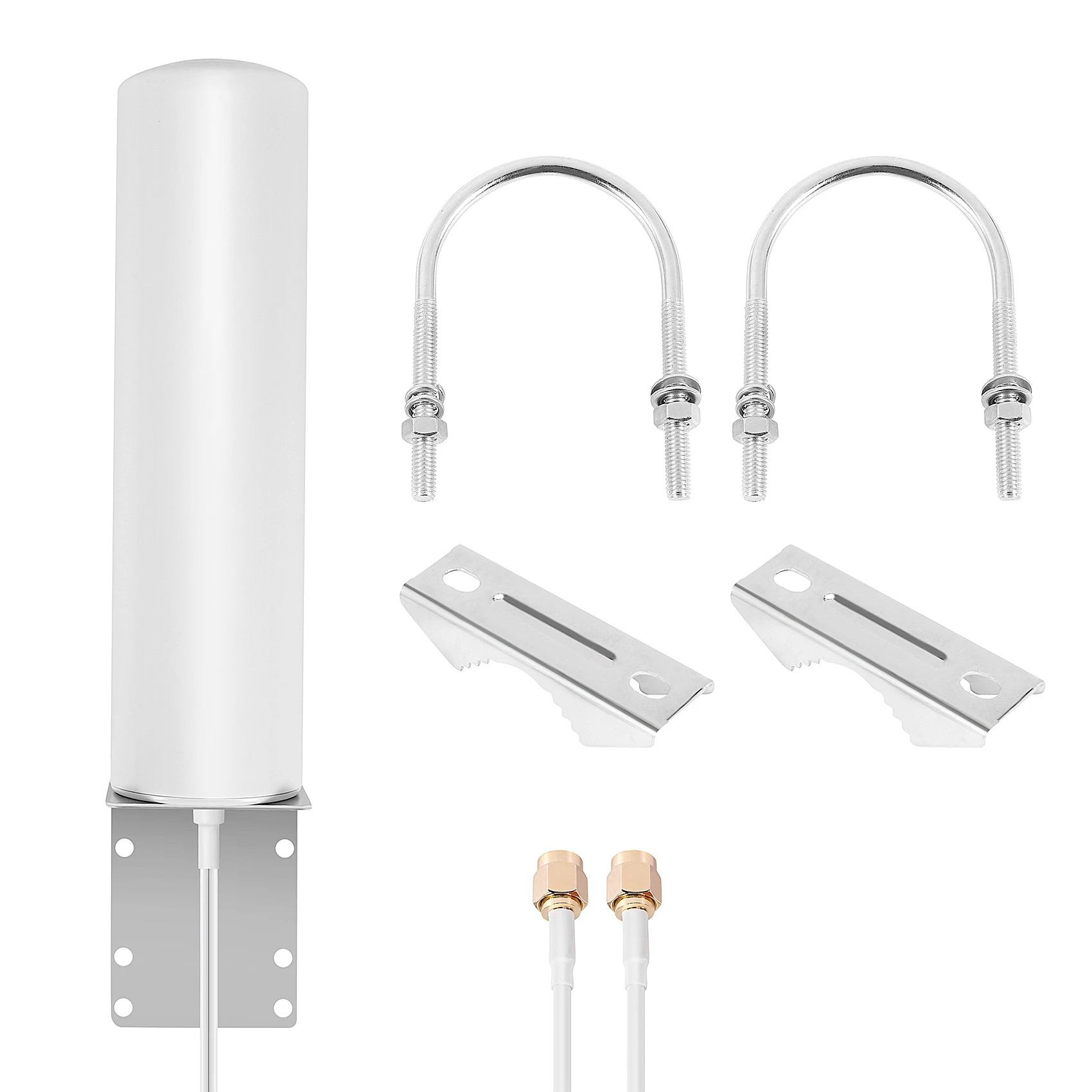Антенна наружная 3G 4G LTE с коннектором 5 м Dual SlIder SMA для модема маршрутизатора