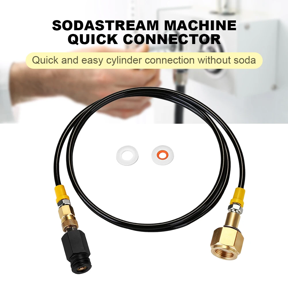 

Адаптер для содовой воды, антикоррозийный шланг SodaStream, герметичный соединитель для машины для содовой воды CGA320 G3/4, резервуар для CO2