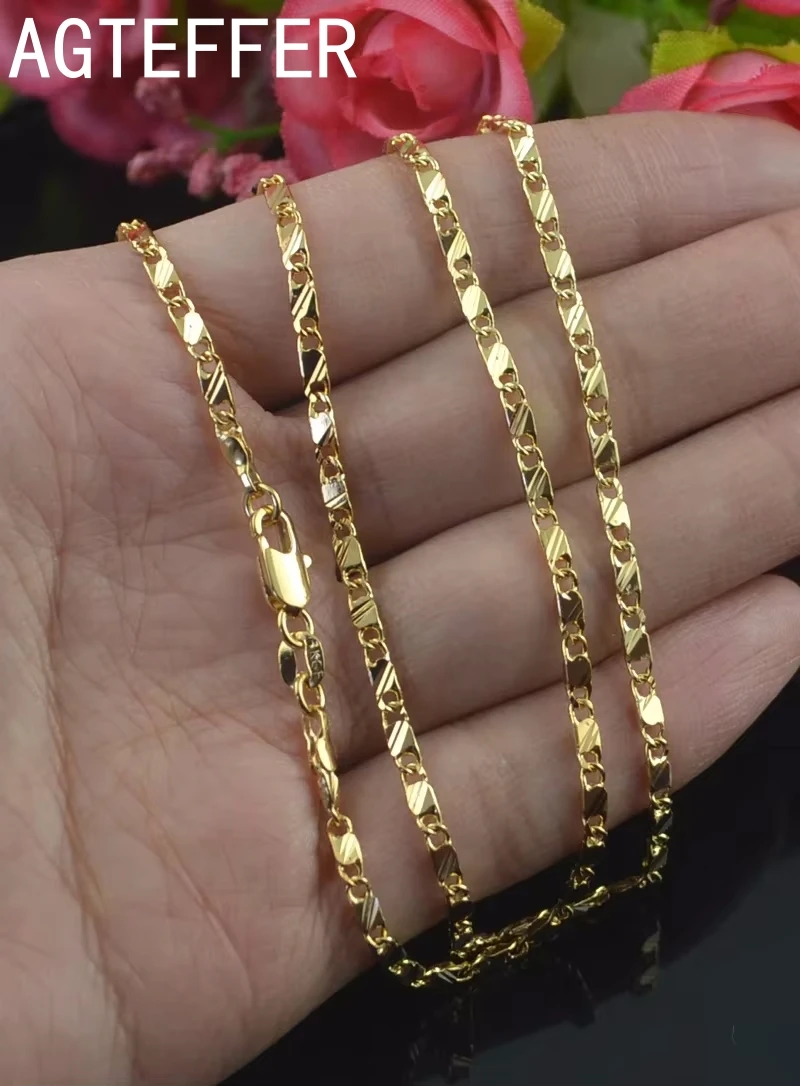 Ожерелье из серебра 925 пробы с золотым наполнением 18 карат