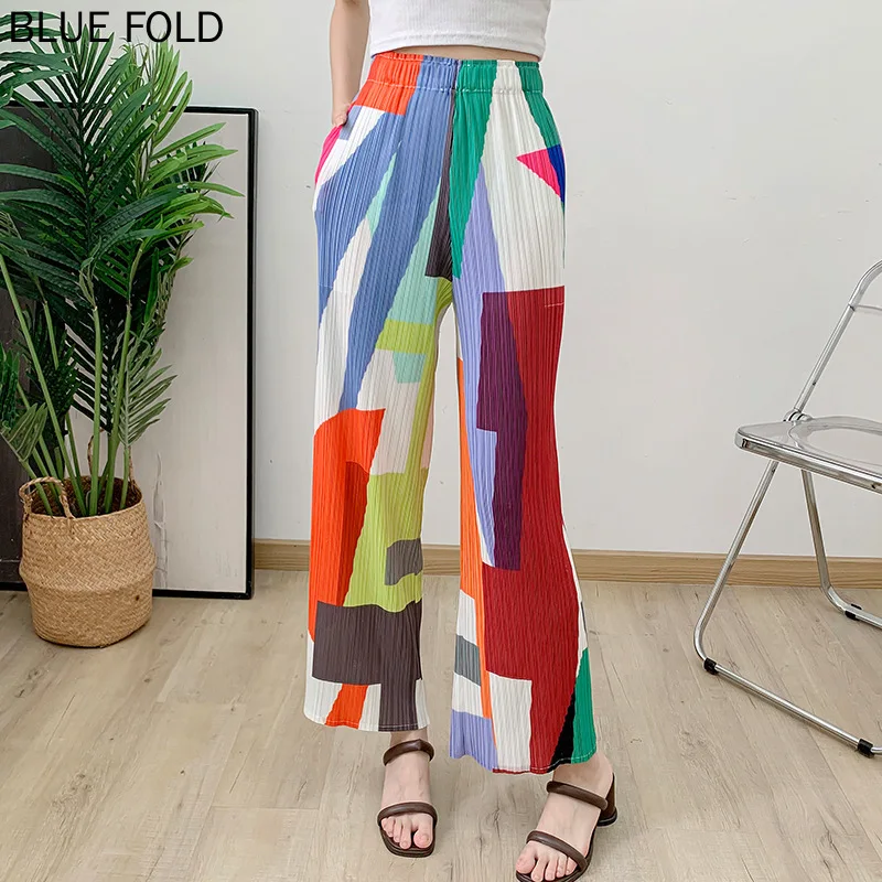 Высококачественные плиссированные универсальные повседневные брюки для женщин