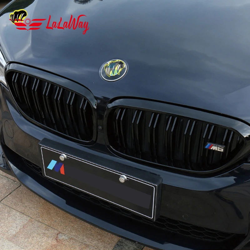 Для BMW 5 серии 525li 530 M5 2018 2019 2020 2021 сетка с Сотами противотуманная деталь открытая