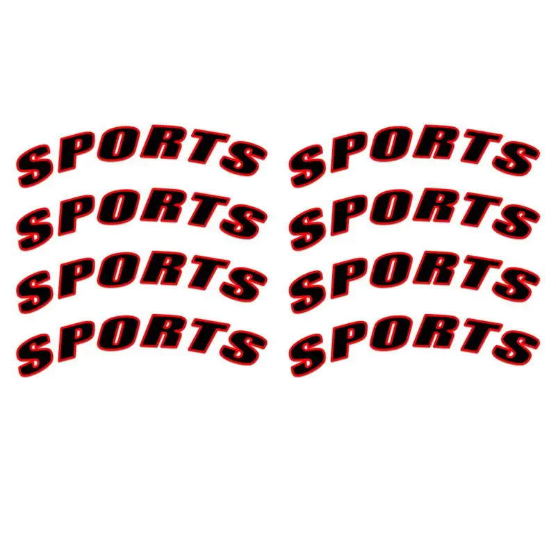 

Наклейки на шины для автомобилей, колес автомобиля, 3D наклейки с надписью, 3D наклейки на скорость автомобиля, набор автомобильных наклеек, н...