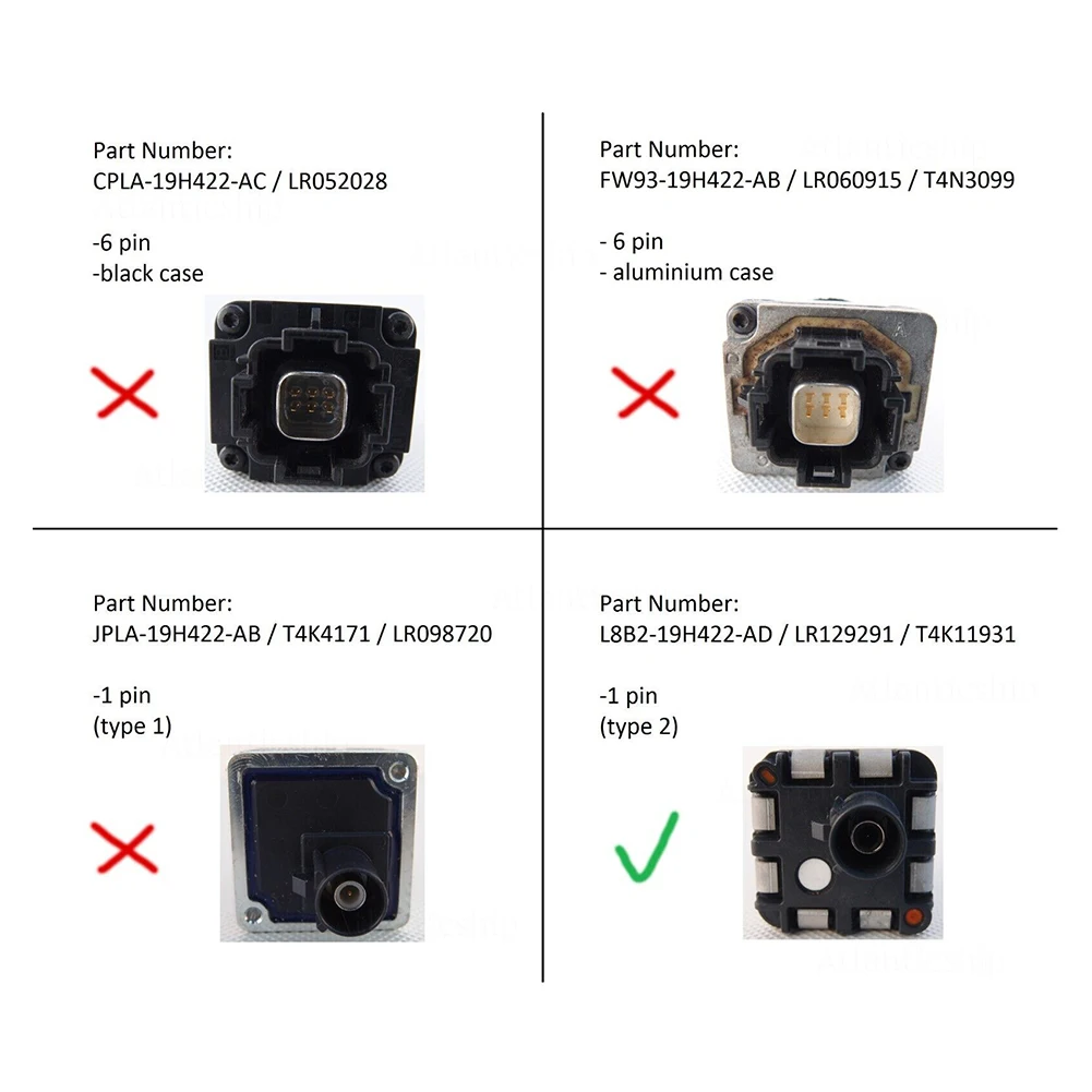 L8B2-19H422-AD Автомобильная камера заднего вида LR129291 LR133960 для Land Rover Jaguar 2019- 360 °