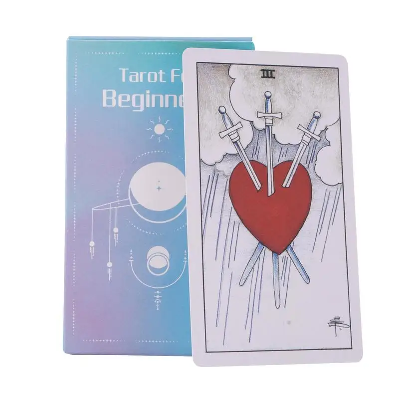 

Tarot For Beginners 78 Cards Deck For Fate Divination Oracle Cards Fortune Telling Tarot Cards Party Entertainment Board Game