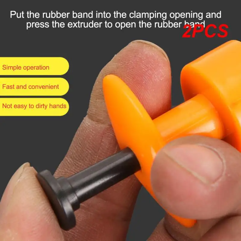 

2PCS Portable bait device earthworm red worm bait clip lightweight bait clip fishing accessories fishing accessories