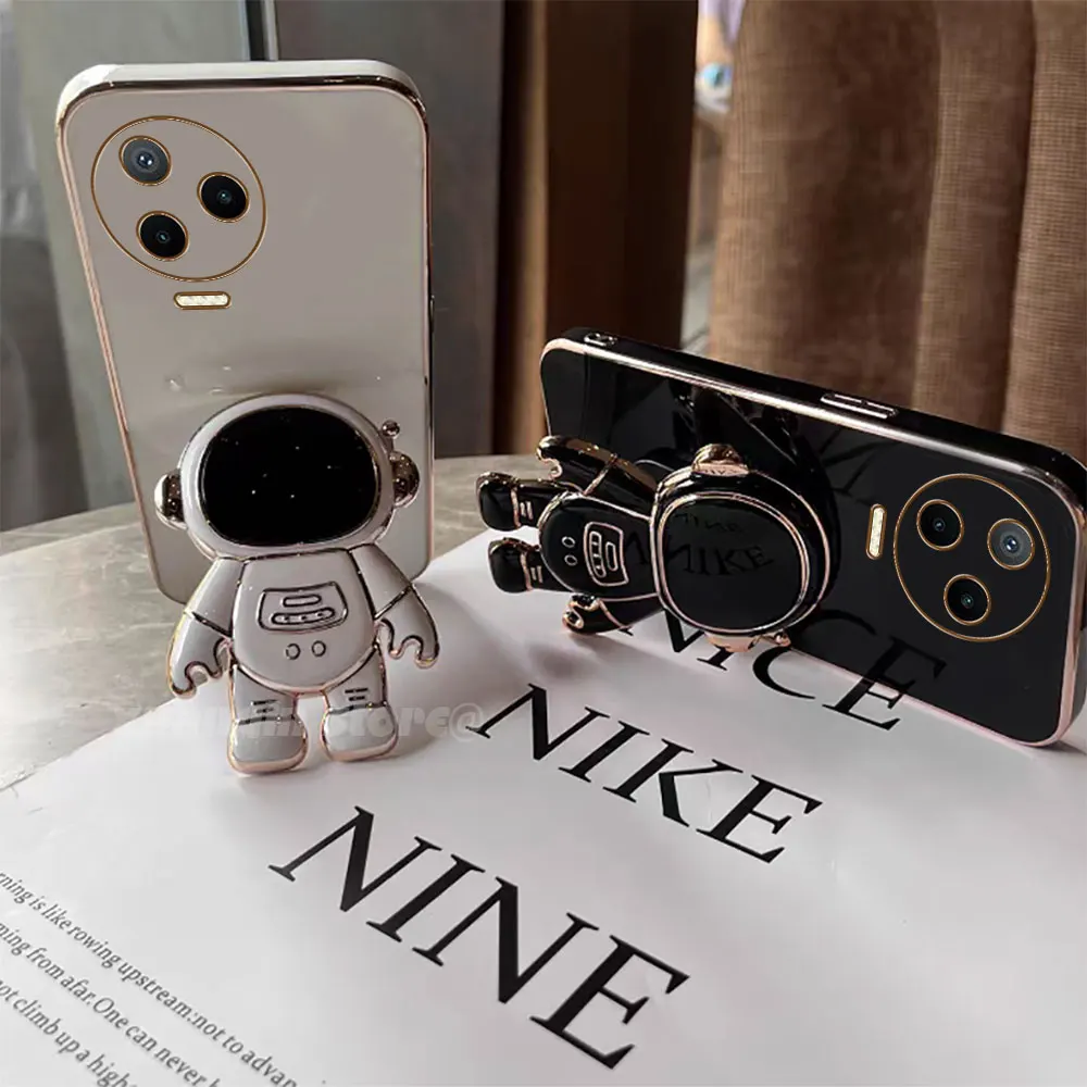 Роскошный чехол для телефона с подставкой астронавта Infinix Note 12 Pro 2023 X676C X676B мягкая