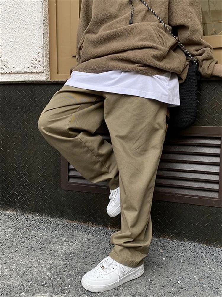 

Брюки-карго женские в стиле ретро, винтажные Свободные мешковатые штаны в стиле Харадзюку, в стиле хип-хоп, с широкими штанинами, модная улич...