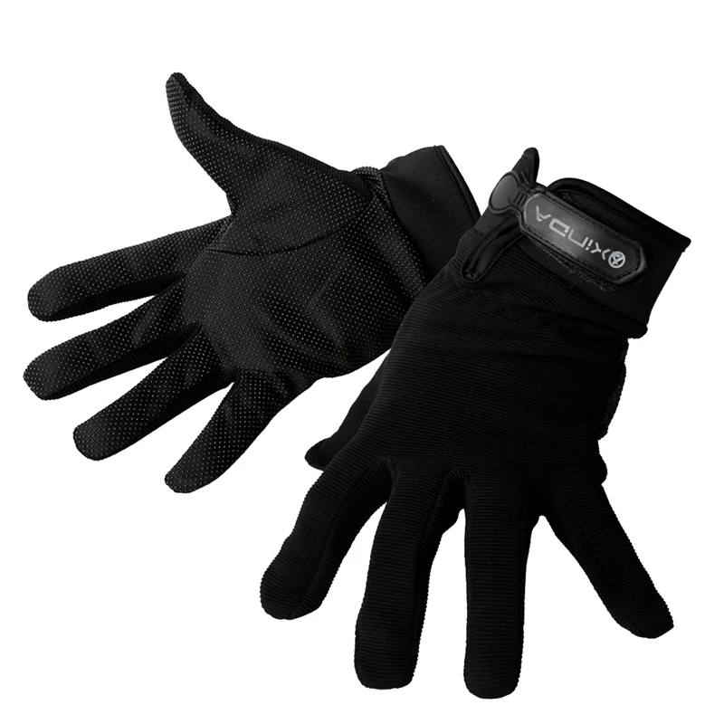 

Перчатки Xinda для активного отдыха, черные боевые митенки для скалолазания, альпинизма, фитнеса, для верховой езды