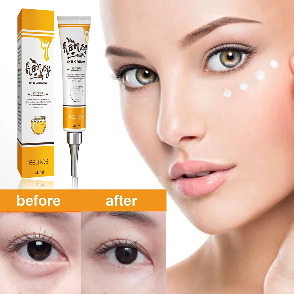 

Honey Eye Cream Anti-age Remove Dark Circles Eye Serum Eye Bags Firming Brightening Eye Cream Anti-Wrinkle Moisturize Skin