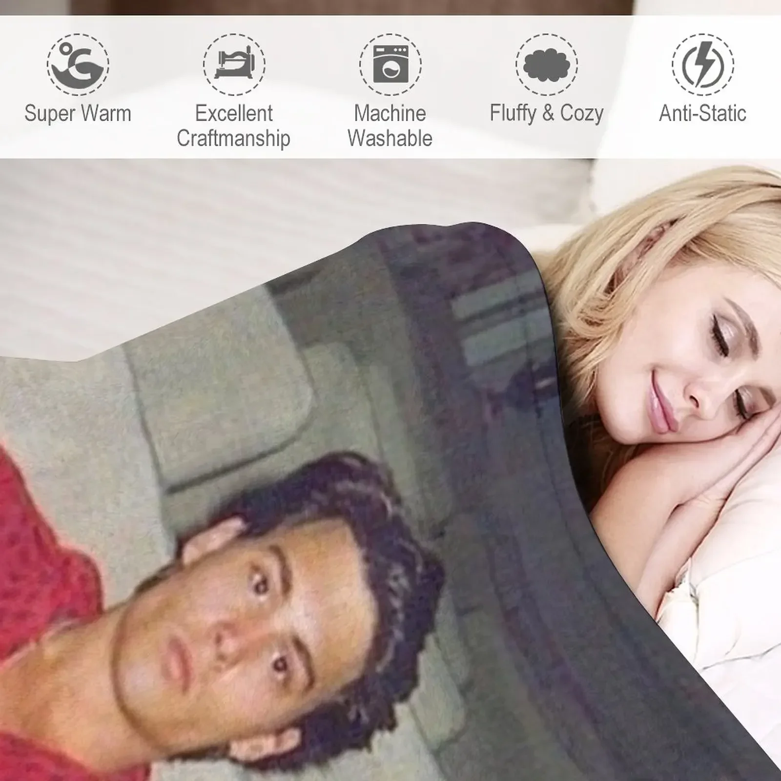 Jonny Depp зимнее одеяло роскошные одеяла