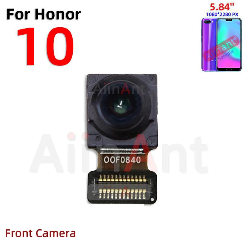 Передняя камера Aiinant задняя основная гибкий кабель для Huawei Honor 10 View Note V10 10X Lite