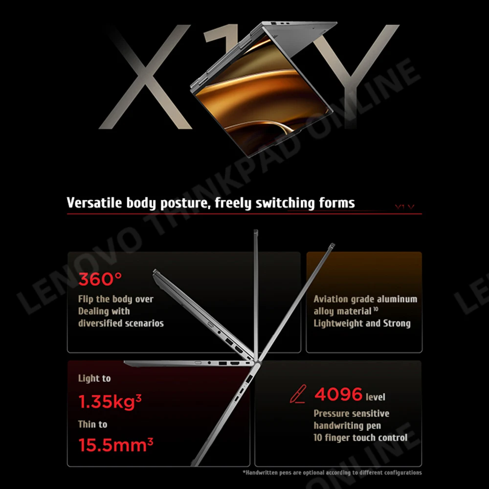 Ноутбук ThinkPad X1 Yoga Laptop 2024 Intel Ultra 7 155U 32 ГБ LPDDR5X 2T SSD 14-дюймовый