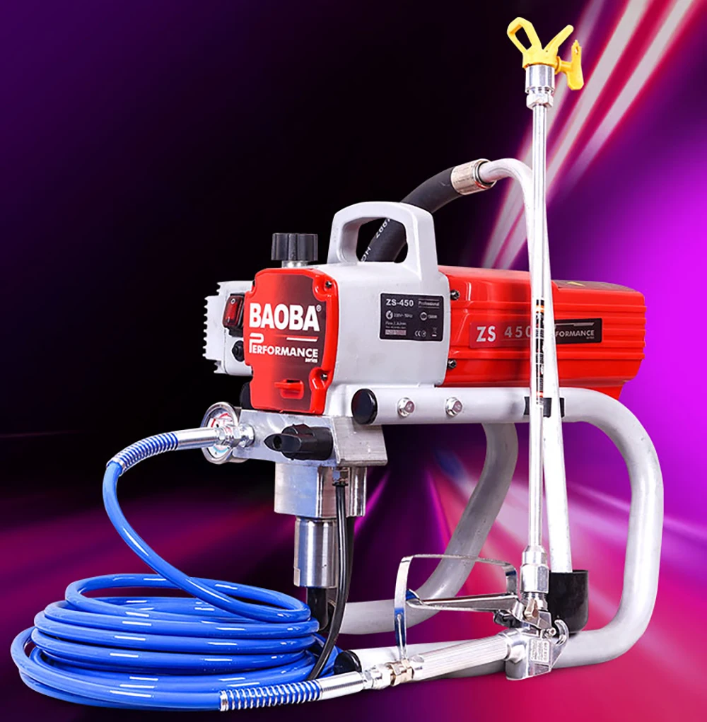 

High-Pressure New Airless Spraying Machine Professional Airless Spray Gun Airless Paint Sprayer 450 Painting Machine Tool