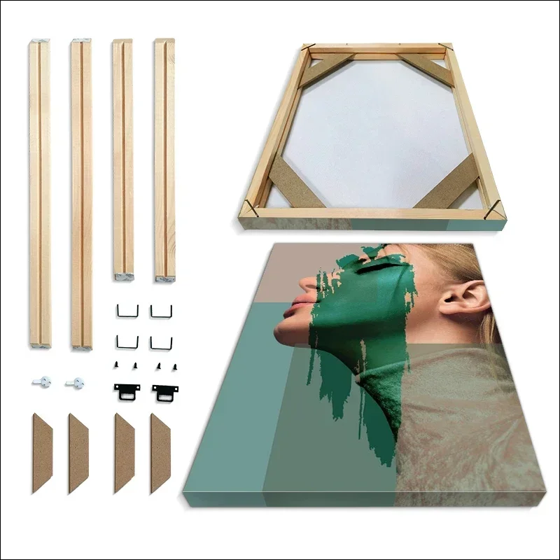 Простая фоторамка из массива дерева рамка камфора и DYI прямые продажи с завода